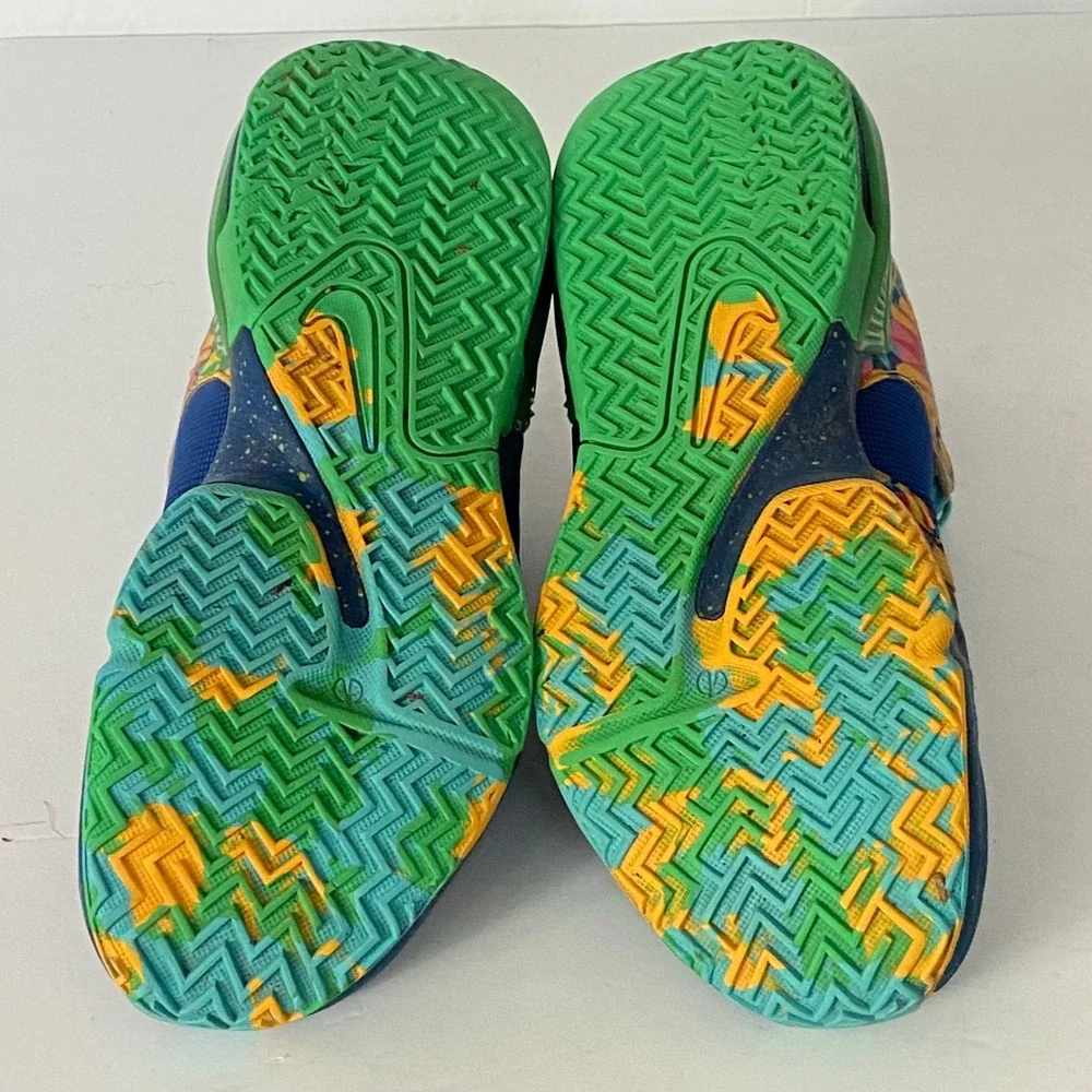 Nike LeBron Witness 7 GS Royal Blue Green Strike DQ8650-400 Kids Size 7Y